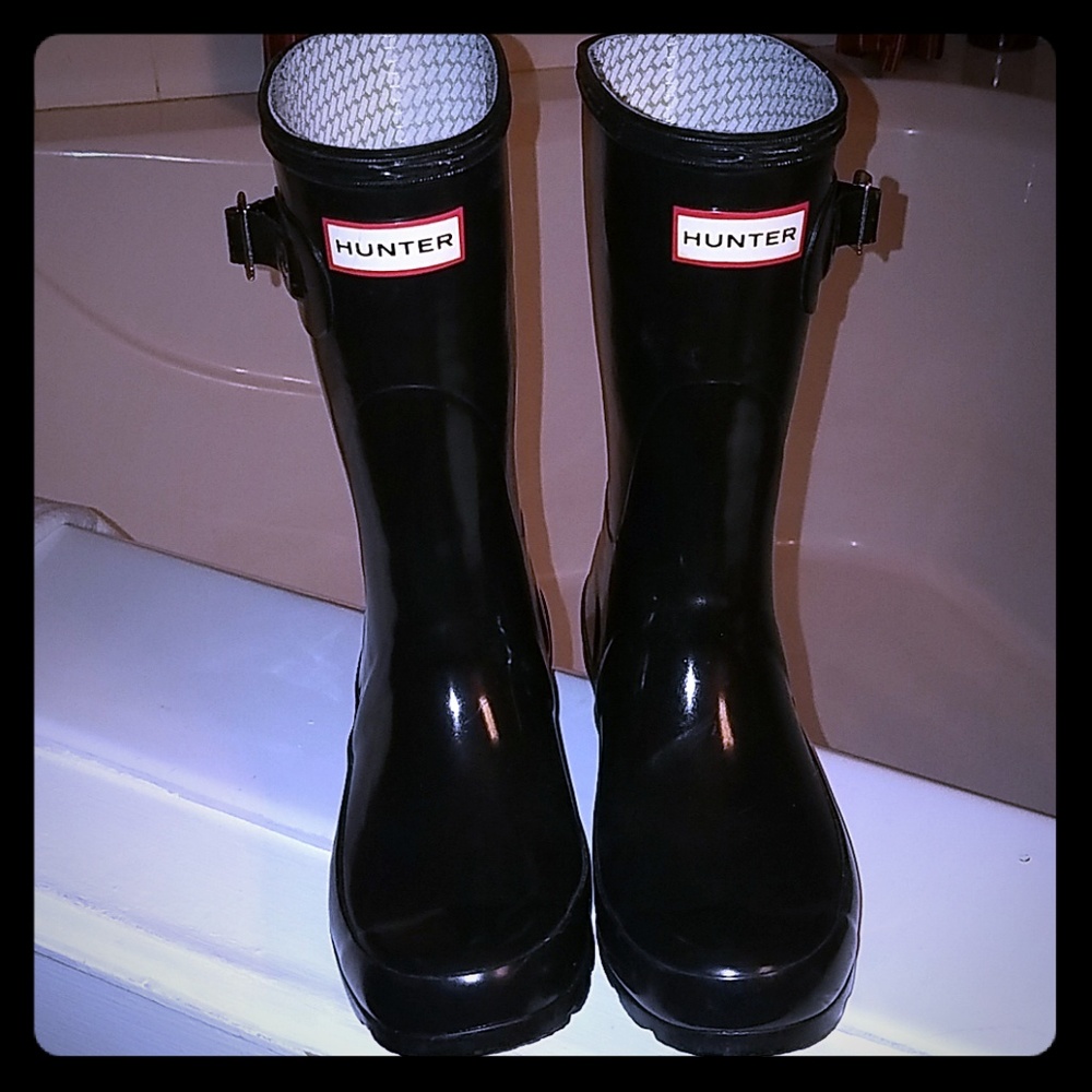 Authentic Hunter Original Short Rain Boot w/Socks
